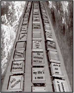 Example of staying on the bridge