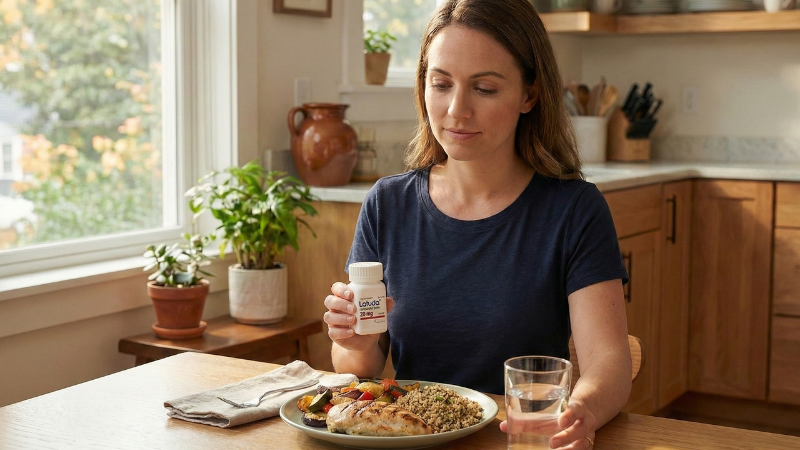 Latuda and Food: Why the 350-Calorie Rule Matters