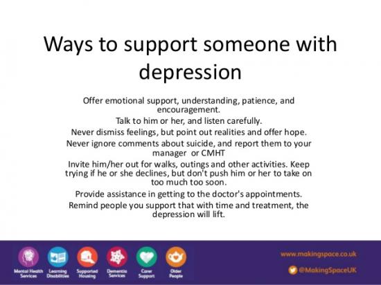 What to say to someone who is depressed? Expert answers & advice.